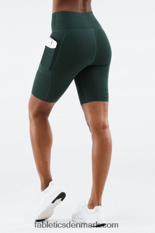 Fabletics Kvinder højtaljet skulpturel lomme kort PNX2T543 klassisk hvid/sort