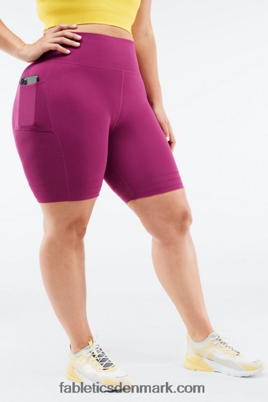 Fabletics Kvinder højtaljet skulpturel lomme kort PNX2T545 periwinkle punch/pickleball grafik