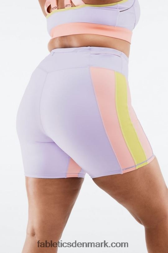 Fabletics Kvinder højtaljet trinity run short 7" PNX2T551 mahogni/mahogni