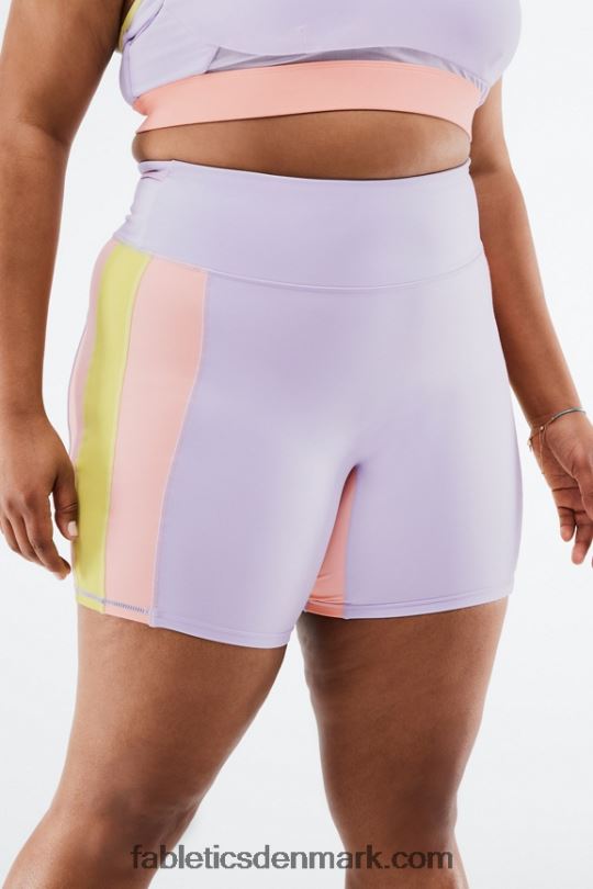 Fabletics Kvinder højtaljet trinity run short 7\" PNX2T551 mahogni/mahogni