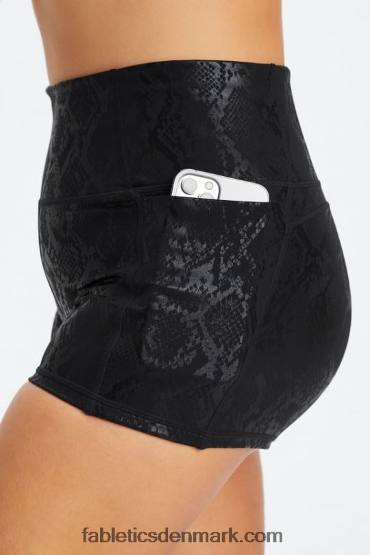 Fabletics Kvinder højtaljet ultraluxe 2\" kort PNX2T382 dyb kobolt/aloe