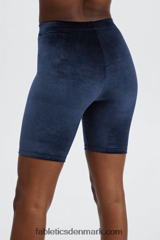 Fabletics Kvinder højtaljet velourkort 9 PNX2T528 iriserende mokka/sandklit