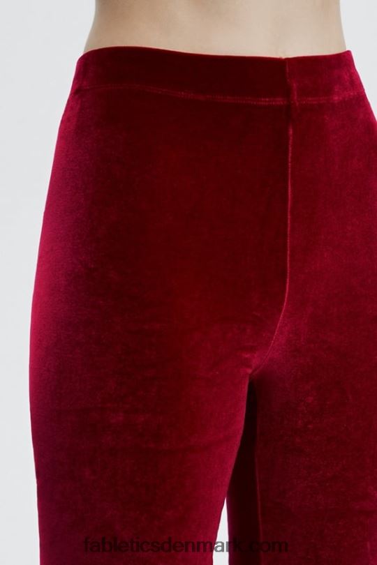 Fabletics Kvinder højtaljet velourkort 9 PNX2T530 hassel/safari
