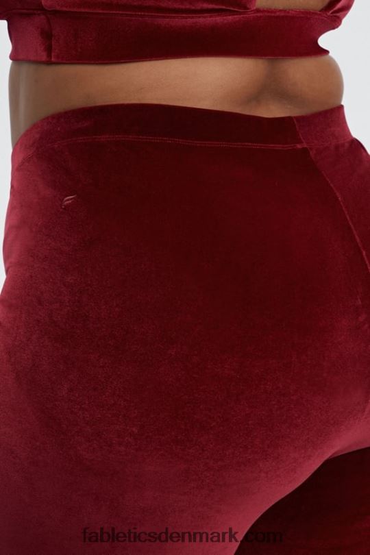 Fabletics Kvinder højtaljet velourkort 9 PNX2T531 flåde/marina