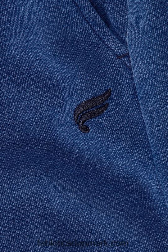Fabletics Kvinder indigo go-to sweatshorts PNX2T620 vasket elektrisk kirsebær/hvid
