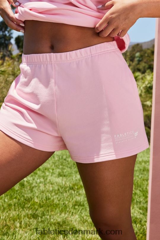 Fabletics Kvinder letvægts go-to slim sweatshorts PNX2T374 orkidé pink/atletisk klub