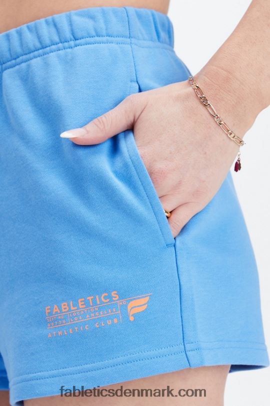 Fabletics Kvinder letvægts go-to slim sweatshorts PNX2T375 ø flugt/atletikklub