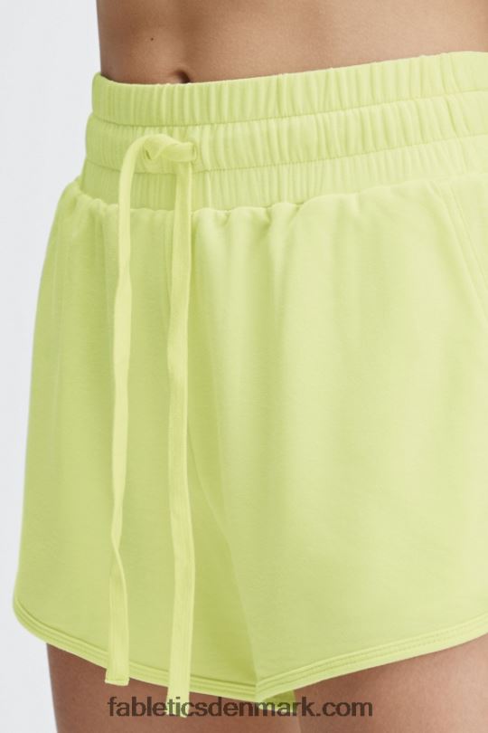Fabletics Kvinder lounge terry gym kort PNX2T479 portvin/portvinslogo