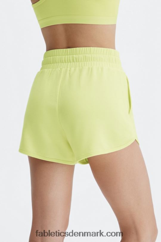 Fabletics Kvinder lounge terry gym kort PNX2T479 portvin/portvinslogo