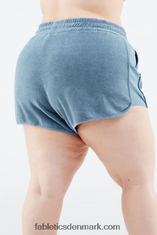 Fabletics Kvinder miljøbevidste sweatshorts i frotté PNX2T577 krystalbølge/tåget lilla