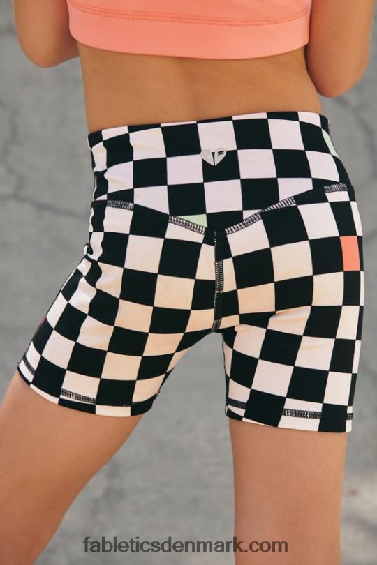 Fabletics Kvinder mini hvor som helst højtaljet kort PNX2T488 new wave blomster/spire