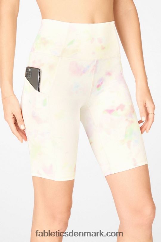 Fabletics Kvinder oasis højtaljet lomme kort 9\'\' PNX2T525 jord/grøn citrus
