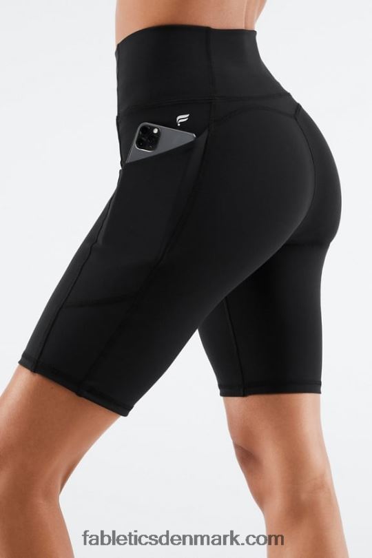 Fabletics Kvinder oasis højtaljet lommekort 9" PNX2T520 tåget lilla/blå nova