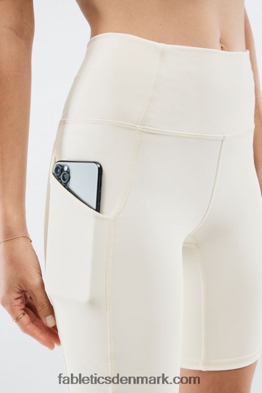 Fabletics Kvinder oasis højtaljet lommekort 9\" PNX2T524 jord/grøn citrus