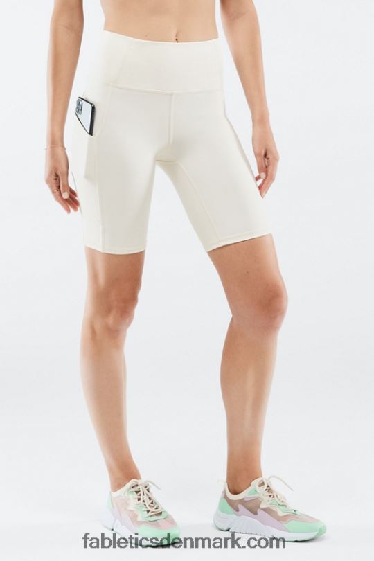 Fabletics Kvinder oasis højtaljet lommekort 9\" PNX2T524 jord/grøn citrus