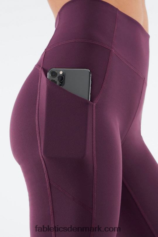 Fabletics Kvinder oasis højtaljet lommekort 9\" PNX2T526 bærkys/citroncreme