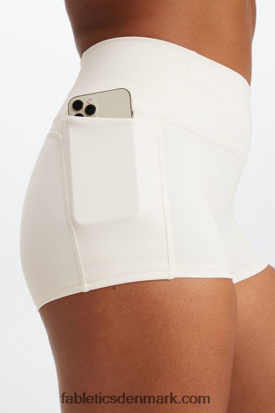 Fabletics Kvinder oasis pureluxe højtaljet 2\'\' kort PNX2T462 hvid/isterning multi