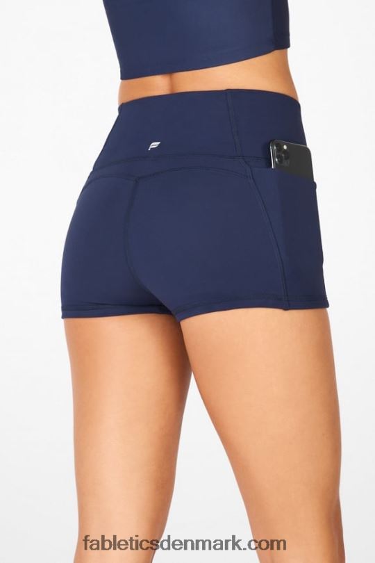 Fabletics Kvinder oasis pureluxe højtaljet 2'' kort PNX2T466 sorbet/muslingeskal