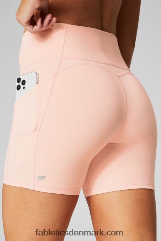 Fabletics Kvinder oasis pureluxe højtaljet 6'' kort 10 PNX2T285 fantom/sort
