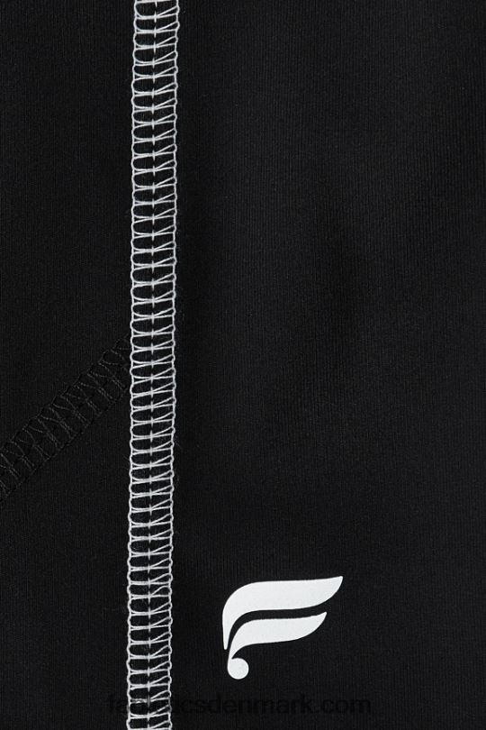 Fabletics Kvinder oasis pureluxe højtaljet 6\'\' kort 10 PNX2T287 sort/klassisk hvid
