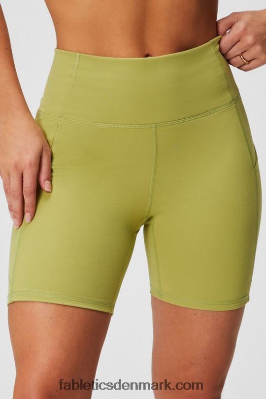 Fabletics Kvinder oasis pureluxe højtaljet 6'' kort 10 PNX2T288 tapioka/plys pink