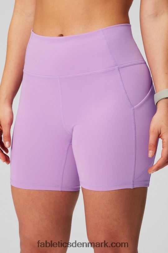 Fabletics Kvinder oasis pureluxe højtaljet 6\'\' kort 11 PNX2T289 bål/solnedgang/kirsebærsprængning