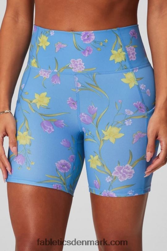 Fabletics Kvinder oasis pureluxe højtaljet 6\'\' kort 11 PNX2T290 bål/solnedgang/kirsebærsprængning