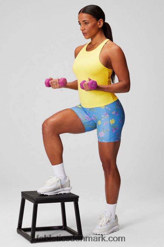 Fabletics Kvinder oasis pureluxe højtaljet 6\'\' kort 11 PNX2T290 bål/solnedgang/kirsebærsprængning