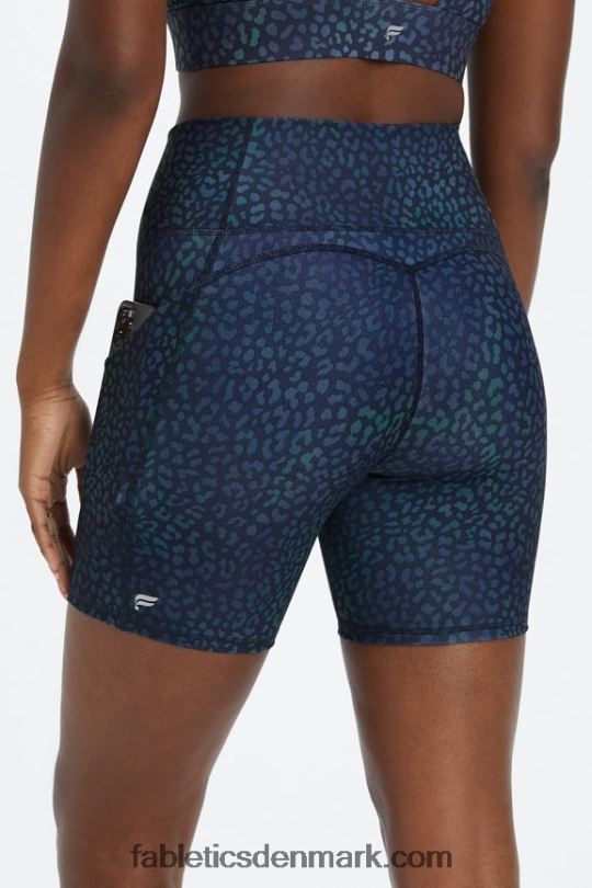 Fabletics Kvinder oasis pureluxe højtaljet 6'' kort 11 PNX2T291 safari/pære