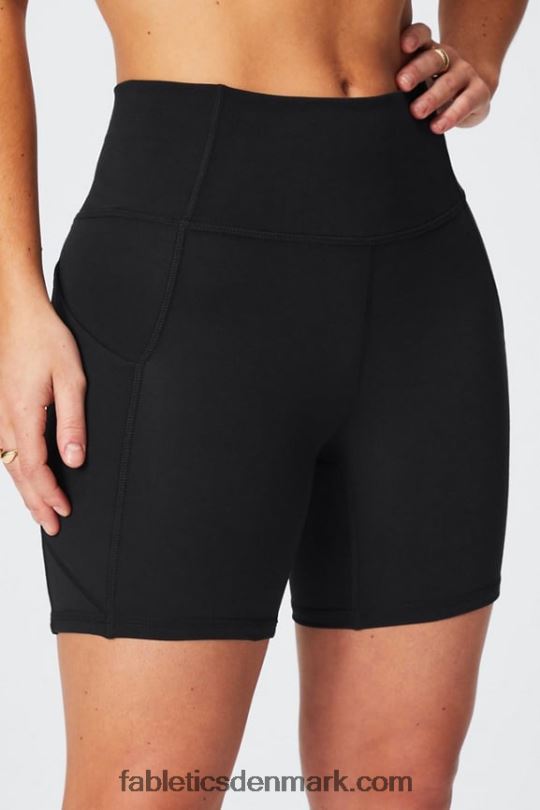 Fabletics Kvinder oasis pureluxe højtaljet 6\'\' kort 11 PNX2T292 tonalt himmelblåt/surt æble