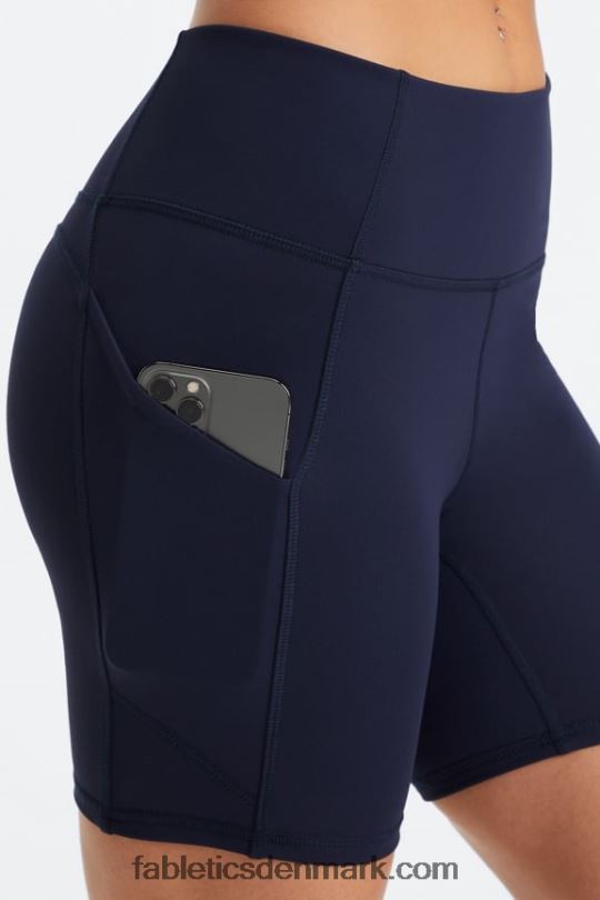 Fabletics Kvinder oasis pureluxe højtaljet 6\'\' kort 12 PNX2T297 lavvandet/støvet blågrønt/guld