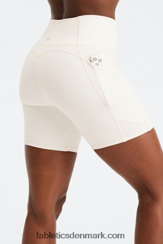 Fabletics Kvinder oasis pureluxe højtaljet 6'' kort 14 PNX2T304 bermuda hav /isning
