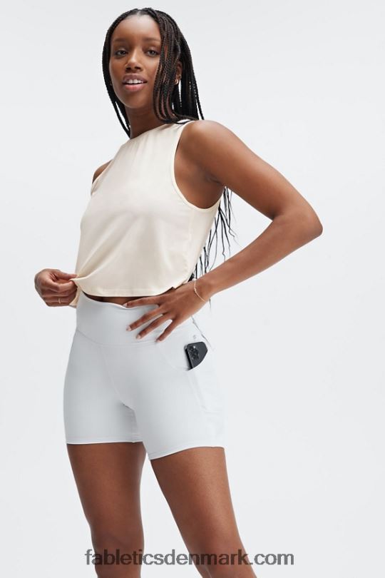 Fabletics Kvinder oasis pureluxe højtaljet 6\'\' kort 14 PNX2T308 røget