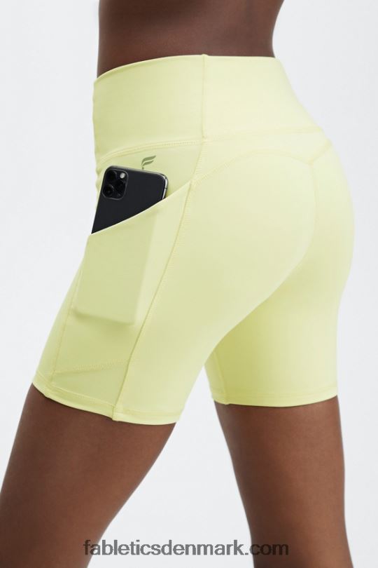 Fabletics Kvinder oasis pureluxe højtaljet 6\'\' kort 15 PNX2T310 opal/plys pink