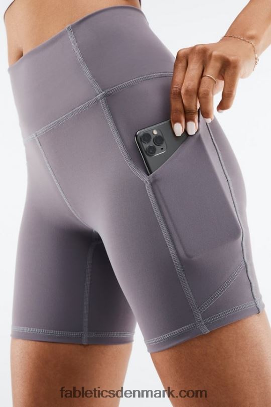 Fabletics Kvinder oasis pureluxe højtaljet 6\'\' kort 15 PNX2T311 pink undslippe sommergalskab/eftermiddagssol/grafik