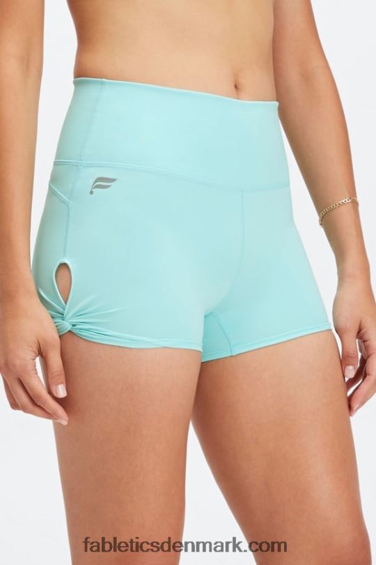 Fabletics Kvinder oasis pureluxe højtaljet twist 3'' kort PNX2T437 dyb navy/multi
