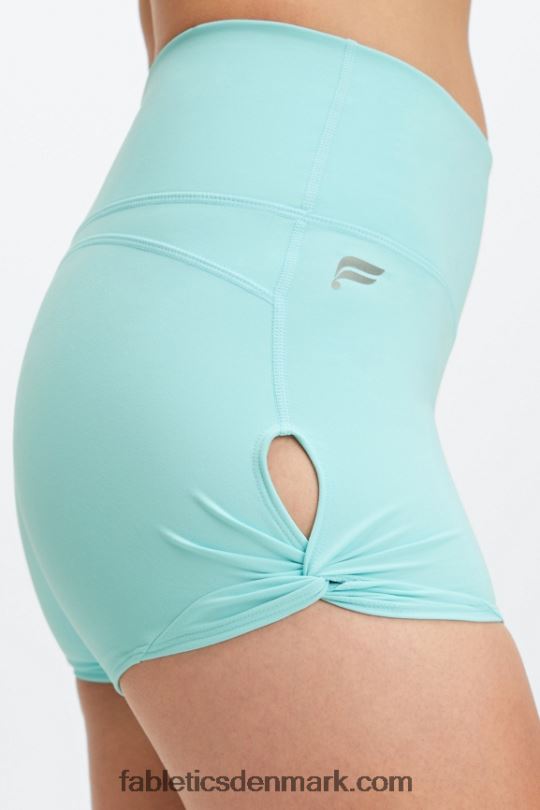 Fabletics Kvinder oasis pureluxe højtaljet twist 3\'\' kort PNX2T437 dyb navy/multi