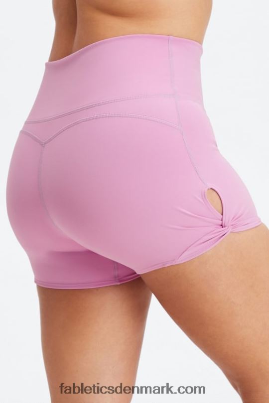 Fabletics Kvinder oasis pureluxe højtaljet twist 3'' kort PNX2T438 sort/mikro prik