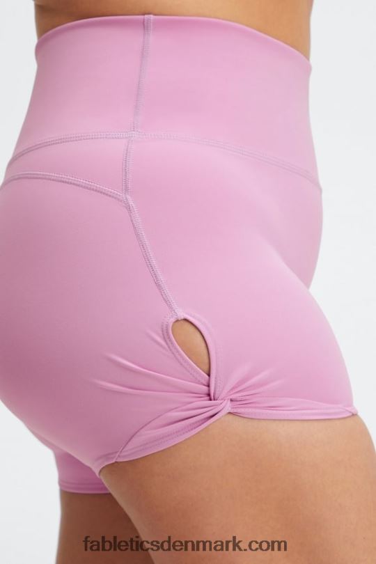 Fabletics Kvinder oasis pureluxe højtaljet twist 3\'\' kort PNX2T438 sort/mikro prik