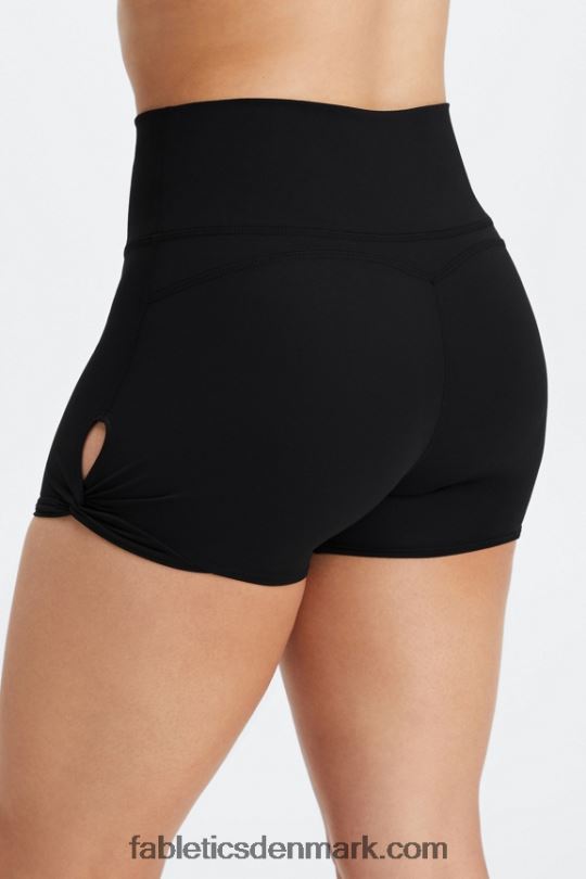 Fabletics Kvinder oasis pureluxe højtaljet twist 3\'\' kort PNX2T440 highlighter bølget gepard/marmoreret zebra