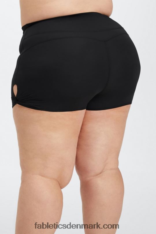 Fabletics Kvinder oasis pureluxe højtaljet twist 3'' kort PNX2T441 elektrisk rose/bølget gepard