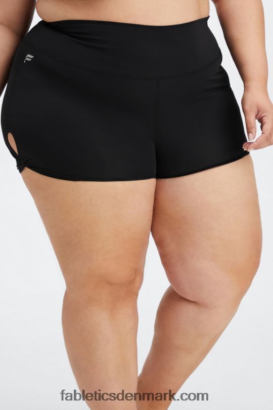 Fabletics Kvinder oasis pureluxe højtaljet twist 3\'\' kort PNX2T441 elektrisk rose/bølget gepard