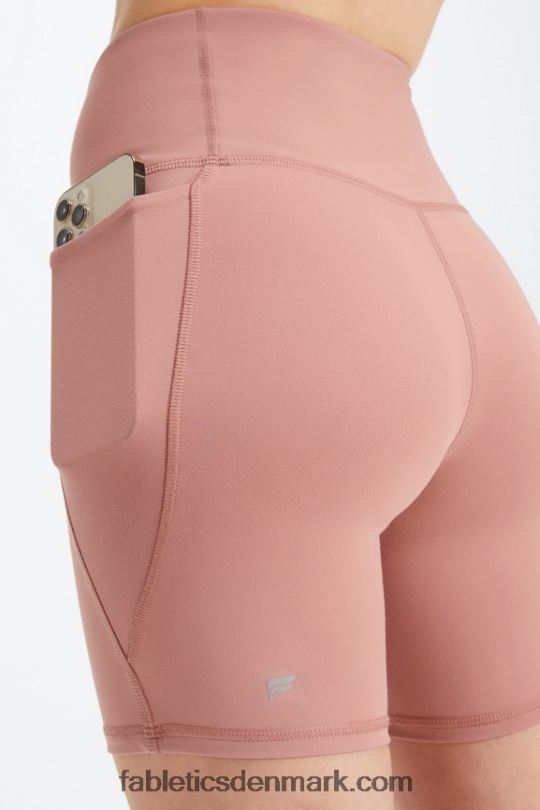 Fabletics Kvinder oasis pureluxe hw crossover 6\'\' kort PNX2T318 indtryk/gulf coast