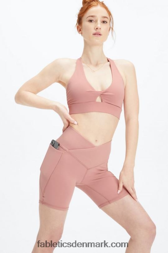 Fabletics Kvinder oasis pureluxe hw crossover 6\'\' kort PNX2T318 indtryk/gulf coast