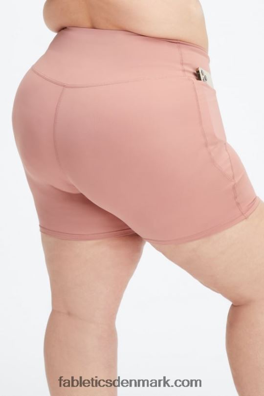 Fabletics Kvinder oasis pureluxe hw crossover 6\'\' kort PNX2T319 rouge blush/pink smørcreme