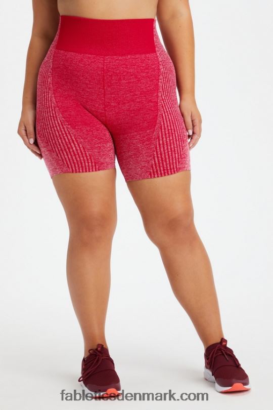 Fabletics Kvinder ombre sømløs ultra højtaljet 6" kort PNX2T406 mørk sød kirsebær/blød skal