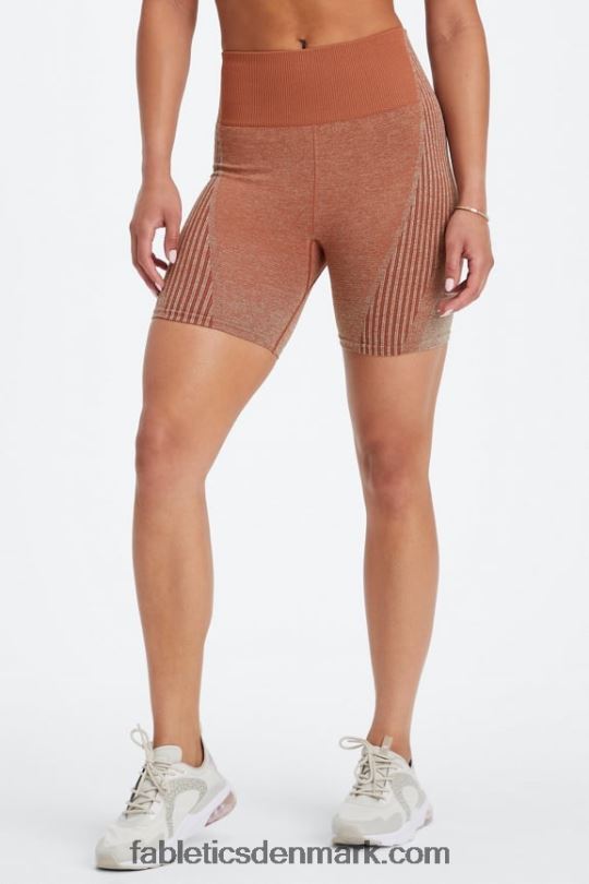 Fabletics Kvinder ombre sømløs ultra højtaljet 6\" kort PNX2T407 mahogni/krystal bølge