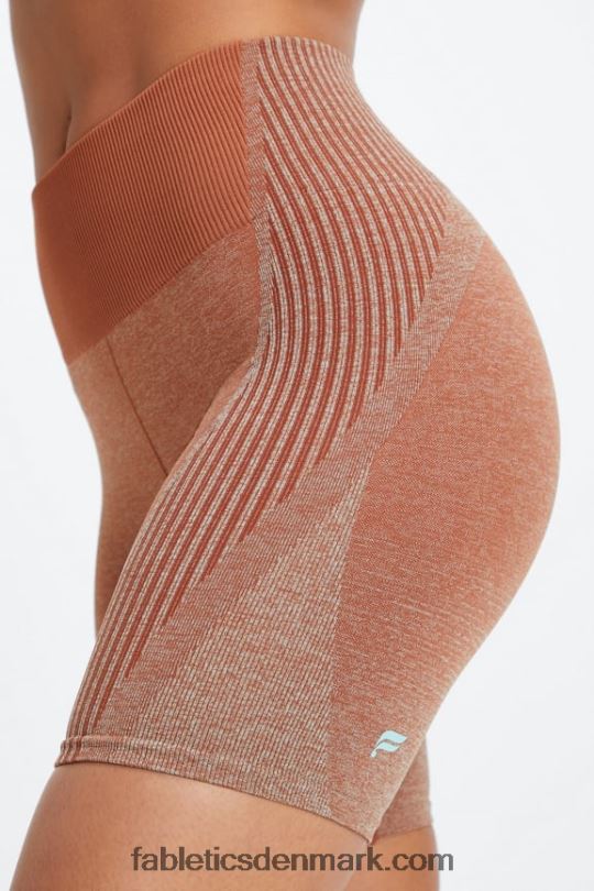 Fabletics Kvinder ombre sømløs ultra højtaljet 6\" kort PNX2T407 mahogni/krystal bølge