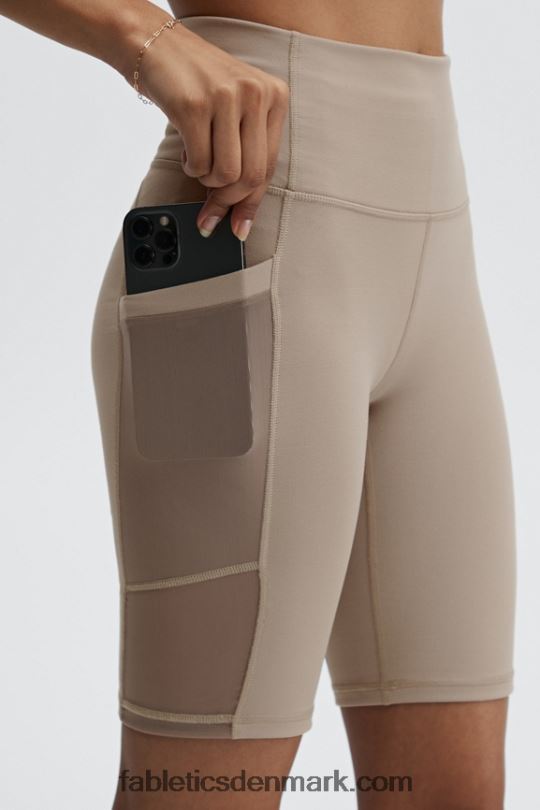Fabletics Kvinder on-the-go powerhold højtaljet 9\'\' kort PNX2T517 fjord/limonade