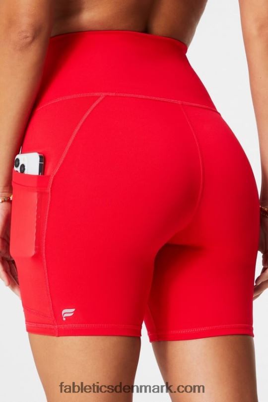 Fabletics Kvinder on-the-go powerhold ultra hw 6'' kort PNX2T387 ø-flugt/orange nektar